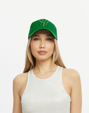 kadın ny47 kep şapka yeşil