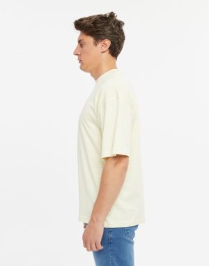 erkek oversize limon tişört