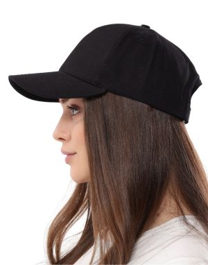 unisex basic siyah kep şapka